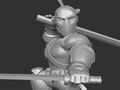 Deathstroke Fanart 3D Print Model