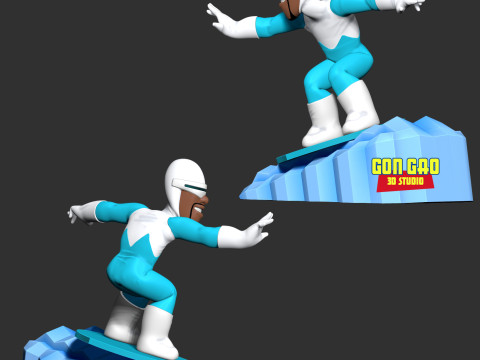 Frozone 3D Принт Модель