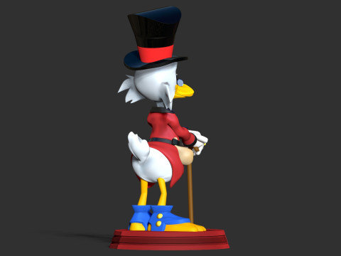 Scrooge McDuck Model Cetak 3D