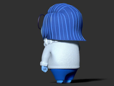 Sadness - Inside Out 2 Fanart 3D Print Model