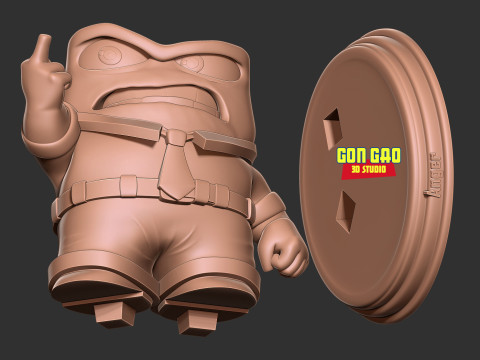 Anger - Inside Out 2 Fanart 3D 打印模型