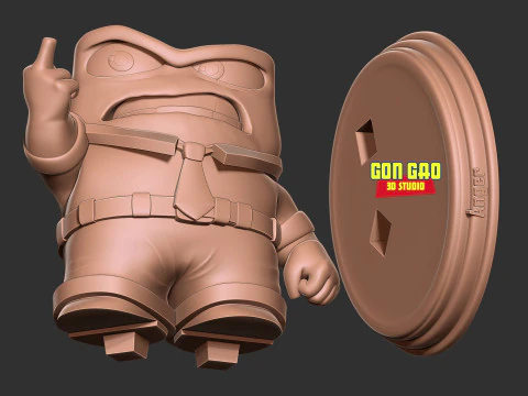 Anger - Inside Out 2 Fanart 3D Print Model