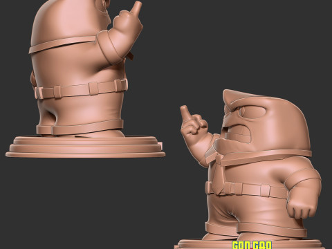 Anger - Inside Out 2 Fanart 3D 打印模型