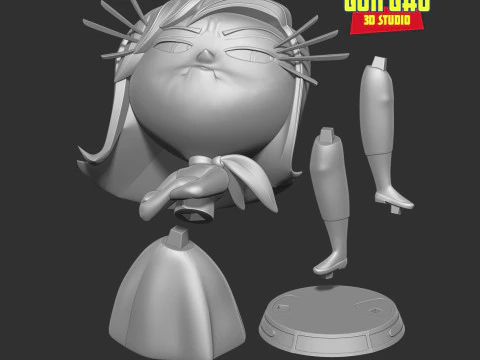 Disgust - Inside Out 2 Fanart 3D Print Model