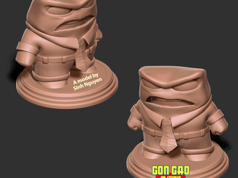 The Rage of Anger - Inside Out 2 Fanart Modello di stampa 3D