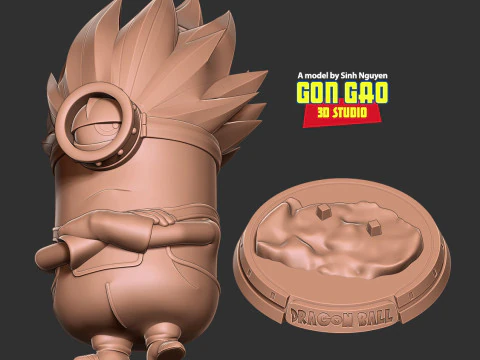 Vegeta Minion 3D Print Model