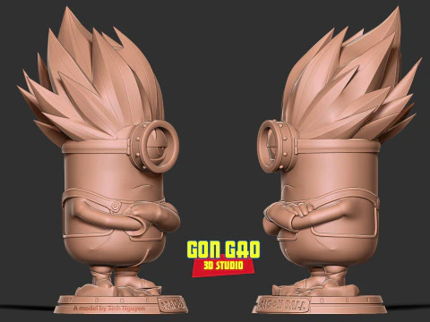 Vegeta Minion 3D Print Model