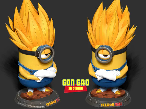 Vegeta Minion 3D Print Model