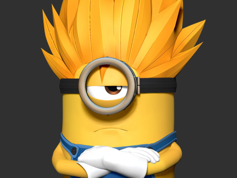 Vegeta Minion 3D 打印模型