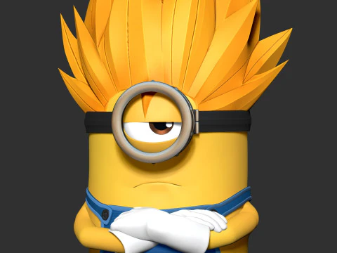 Vegeta Minion 3D Print Model