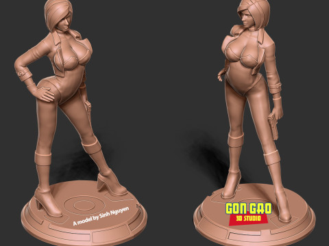 Black Assassin Model Cetak 3D
