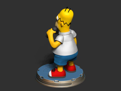 Singer Homer 3D Print Model