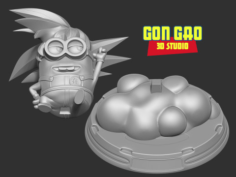 Songoku Minion 3D-printmodel