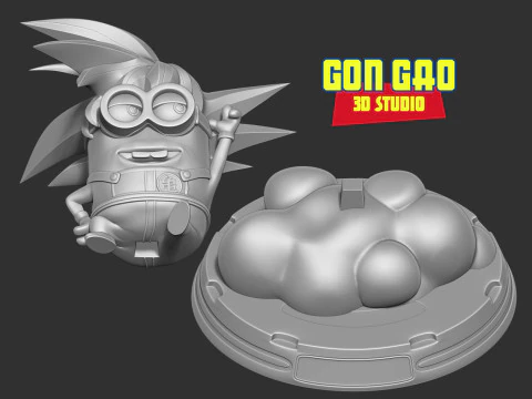 Songoku Minion 3D Print Model