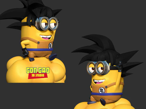 Songoku Minion 3D Print Model