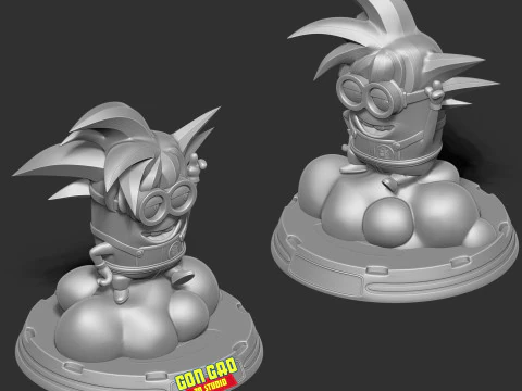 Songoku Minion 3D Print Model