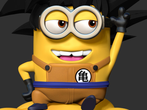 Songoku Minion 3D-printmodel