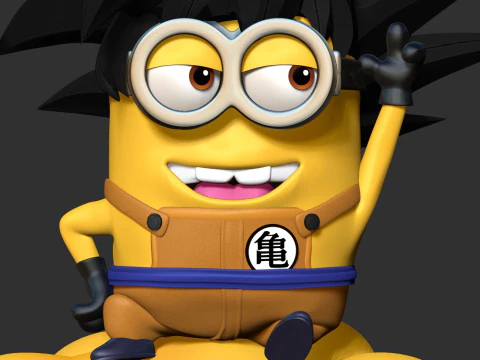 Songoku Minion 3D Print Model