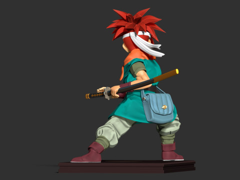 Crono - Chrono Trigger Fanart 3D Принт Модель