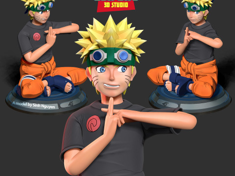 Naruto Modelo de Impressão 3D