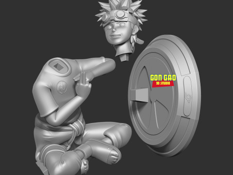 Naruto Modelo de Impressão 3D
