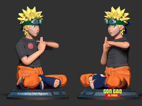 Naruto Modelo de Impressão 3D
