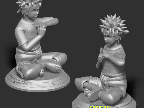 Naruto Modelo de Impressão 3D