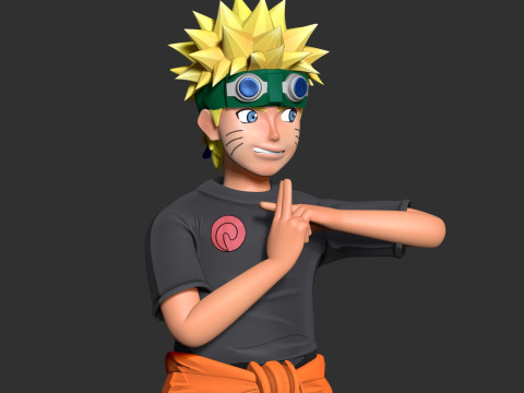 Naruto Modelo de Impressão 3D