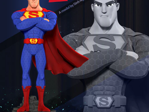 Nadczłowiek Model do druku 3D