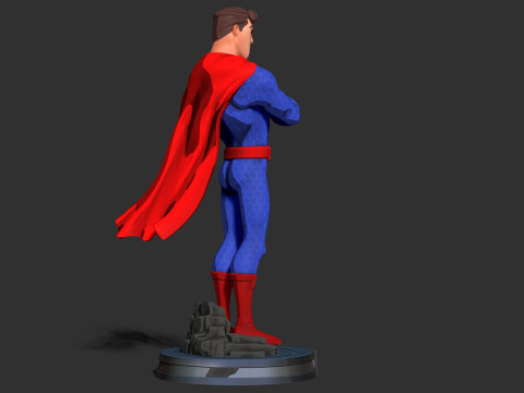 Superman 3D Baskı Modeli