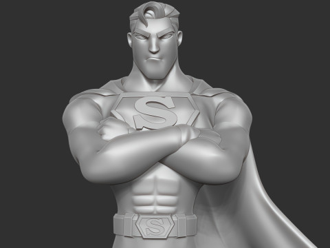 Superman 3D Baskı Modeli