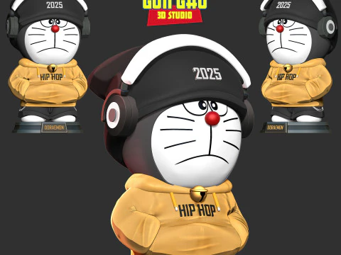 Doraemon Hip hop 3D Print Model