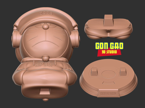 Doraemon Hip hop Modello di stampa 3D