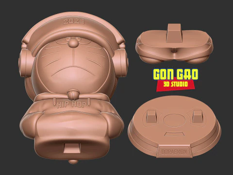 Doraemon Hip hop 3D Print Model