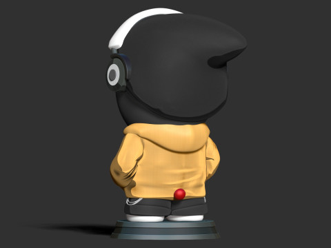 Doraemon Hip hop Modello di stampa 3D