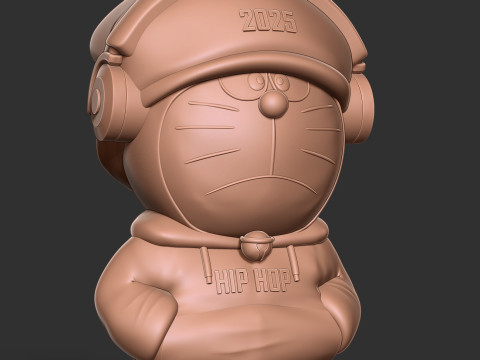 Doraemon Hip hop Modello di stampa 3D