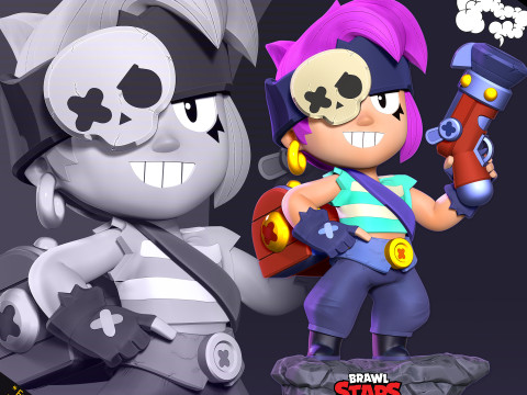 Penny - Brawl Stars Fanart 3D-printmodel