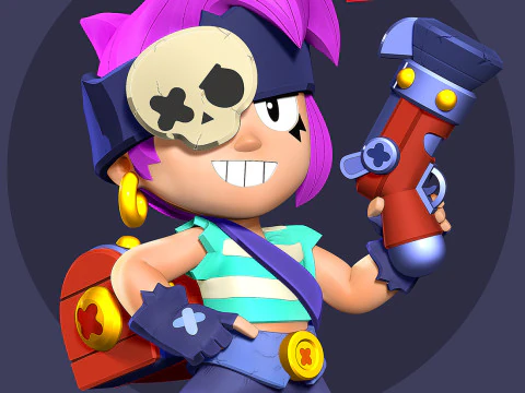 Penny - Brawl Stars Fanart 3D Print Model