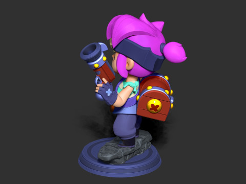 Penny - Brawl Stars Fanart Modèles 3D en vedette