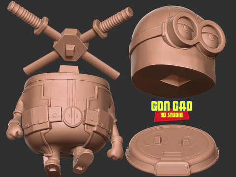 Deadpool Minion 3D Print Model