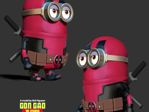 Deadpool Minion 3D Print Model
