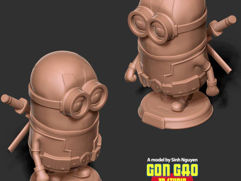 Deadpool Minion 3D Print Model