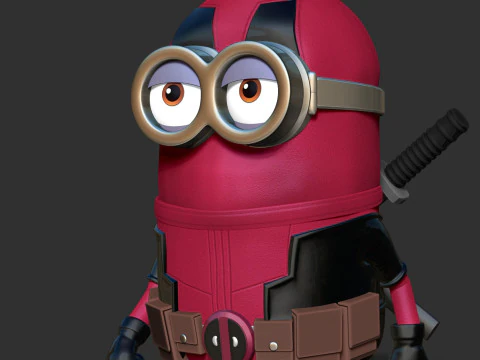 Deadpool Minion 3D Print Model