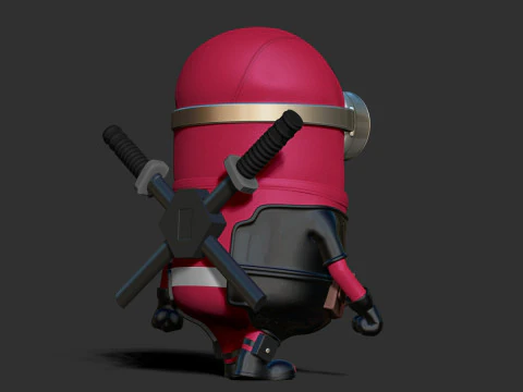 Deadpool Minion 3D Print Model