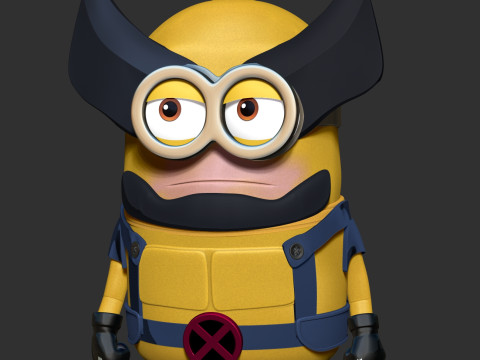 Wolverine Minion 3D 3D प्रिंट मॉडल