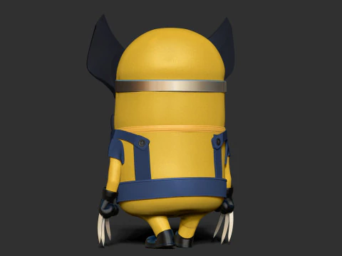 Wolverine Minion 3D 3D Print Model