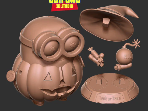 Halloween Bob Model Cetak 3D