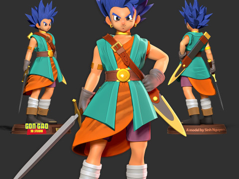 Rek - Dragon Quest 3D-Druckmodell