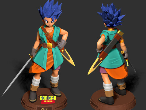 Rek - Dragon Quest 3D-Druckmodell