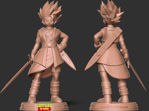 Rek - Dragon Quest 3D-Druckmodell